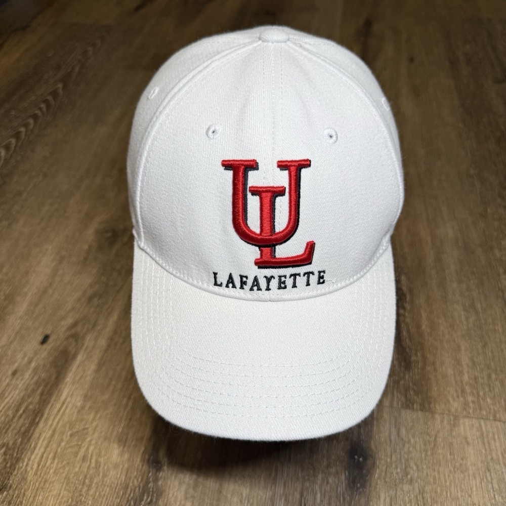 Top Of The World Louisiana Lafayette Ragin  Cajuns Hat White‎ Flex Fit Memory